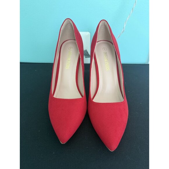 Dream Paris 3 Inch Red Heels Size 8 - Picture 1 of 6